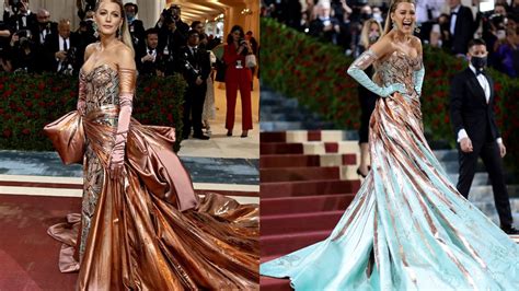 versace dress blake lively|blake lively's dress transformation.